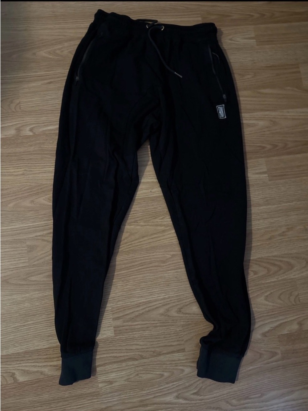 Ziviapparel Men's qua fitted Black Jogger Pants - Casual Drawstring Sweatpants
